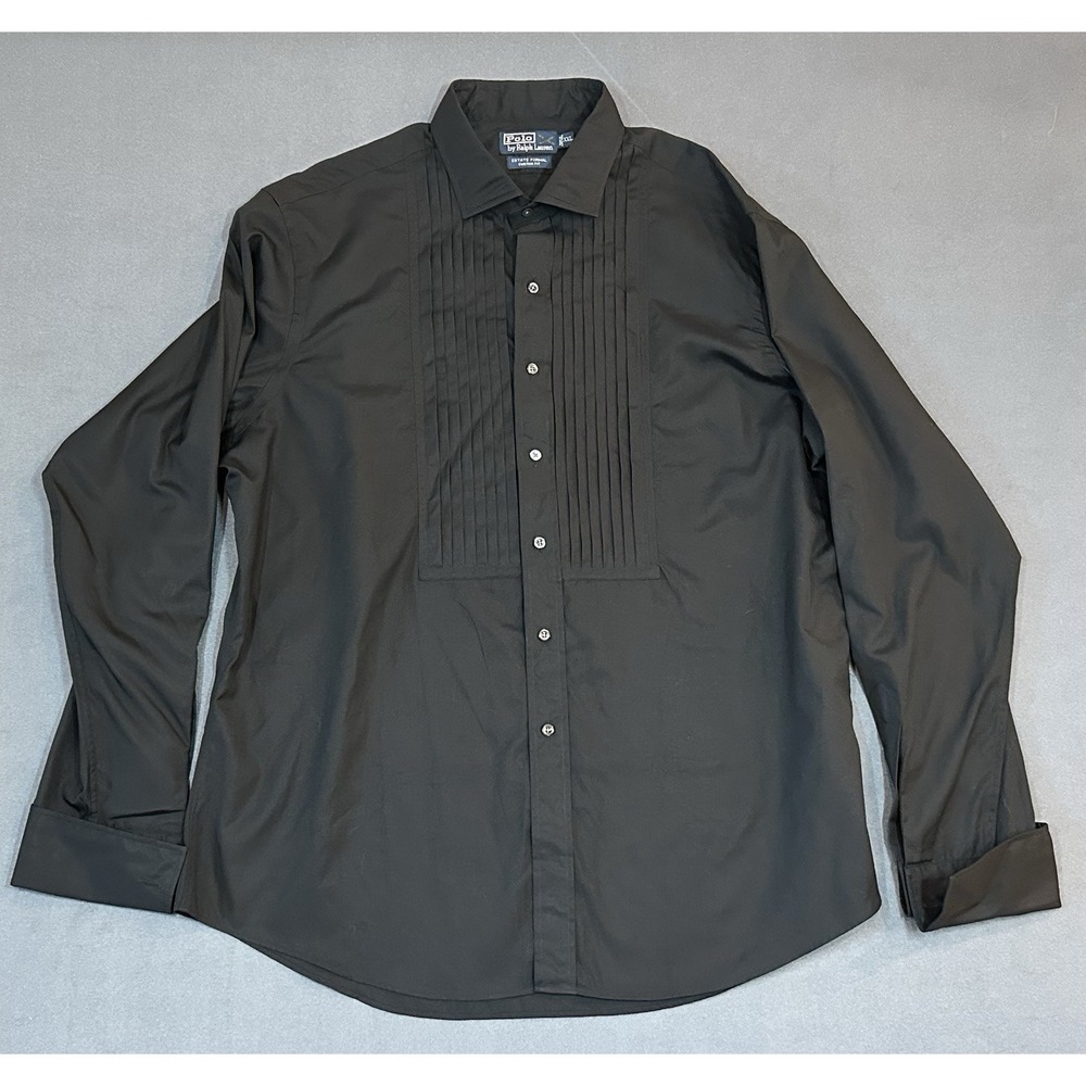 Vintage Polo Ralph Lauren Shirt Mens Size XXL Estate Formal Custom Fit French